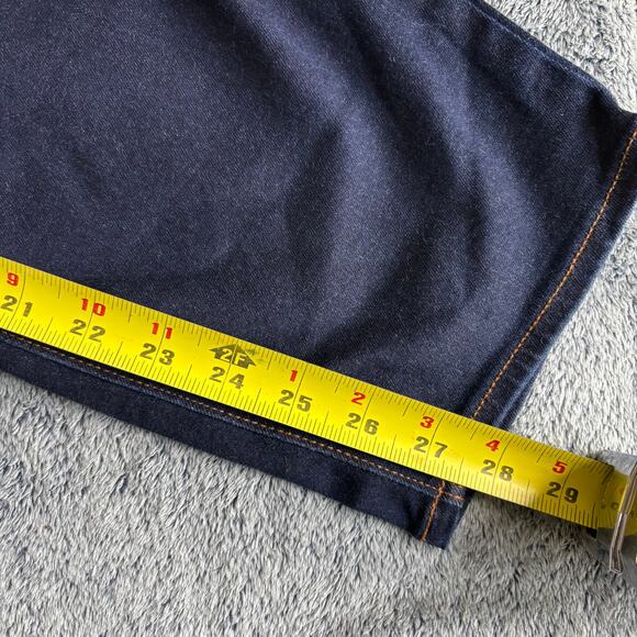 Old‎ Navy Rockstar Super Skinny Mid Rise Jeans Plus Size 28 Dark Wash - Picture 8 of 8